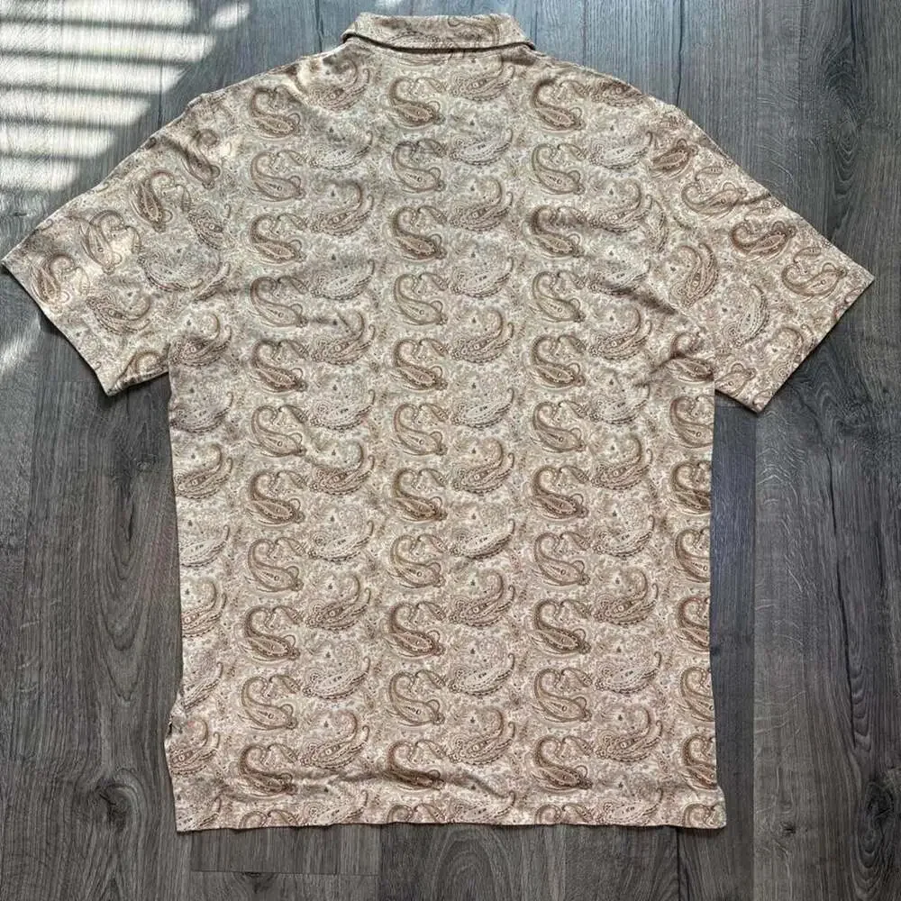 Polo Golf Ralph Lauren Paisley Polo Shirt Fieldstone